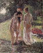 Camille Pissarro Bath painting